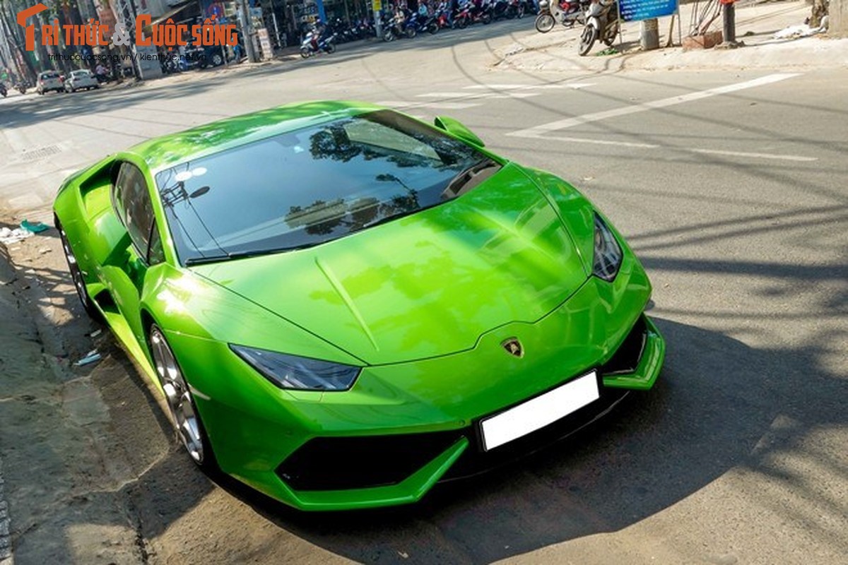 Sieu xe Lamborghini Huracan 13 ty ve Quang Binh 